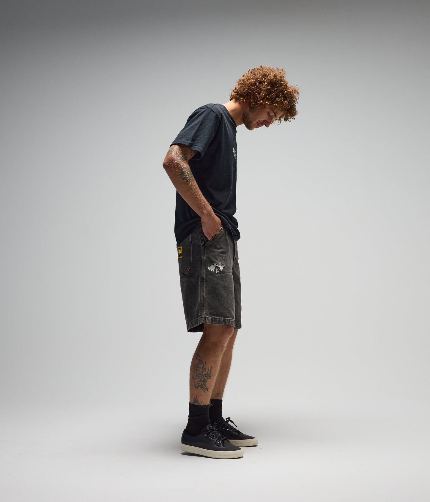 DxD REYNOLDS 21" DENIM WALKSHORT // WASHED BLACK