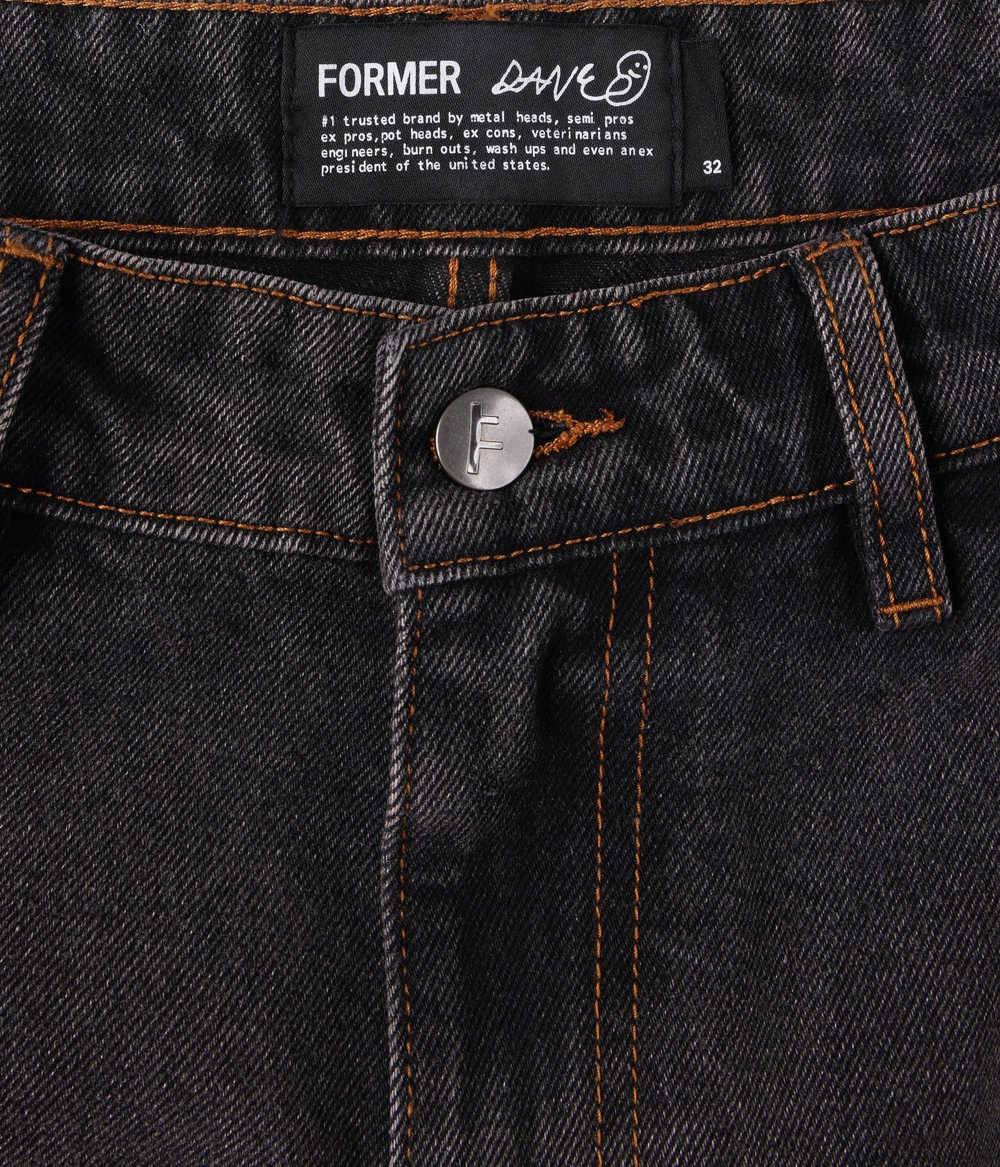 DxD REYNOLDS 21" DENIM WALKSHORT // WASHED BLACK