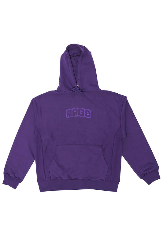 Rage Hoodie Purple w/ Tonal Embroidery